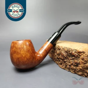 Dunhill 1974 Root Briar 921 Smooth Bent Apple Estate Briar Pipe, English Estates