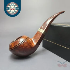 Dunhill 1990 Chestnut 3108 Smooth Bulldog w/ 9kt Gold Estate Briar Pipe, English Estates