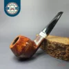 Elwood (Ferndown) Smooth Bulldog w/ Silver Estate Briar Pipe, English Estates, 9mm