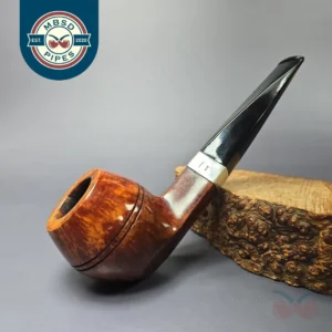 Elwood (Ferndown) Smooth Bulldog w/ Silver Estate Briar Pipe, English Estates, 9mm