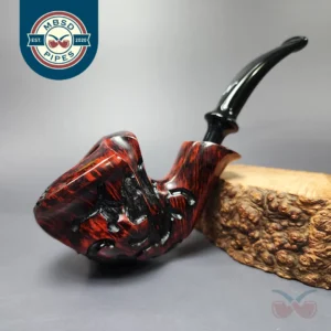 Nording Fantasy Partially Rusticated Freehand Estate Briar Pipe, Unsmoked