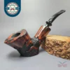 Nording Moss Partially Rusticated Freehand Sitter Estate Briar Pipe, Unsmoked