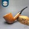James Upshall G Grade ExL Smooth Bent Dublin Estate Briar Pipe, Unsmoked