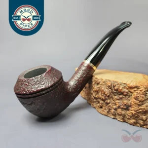 Vauen 5202 Sandblasted Rhodesian w/ Brass Estate Briar Pipe, Unsmoked, 9mm