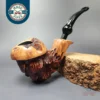 Nording Spruce Cone Partially Rusticated Freehand Estate Briar Pipe, Unsmoked