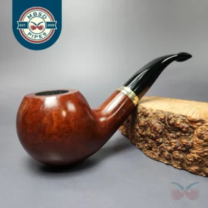 Vauen 3210 Smooth Apple w/ Brass Estate Briar Pipe, Unsmoked, 9mm