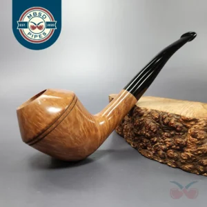 Mina Pipes Smooth Rhodesian Estate Briar Pipe, Unsmoked