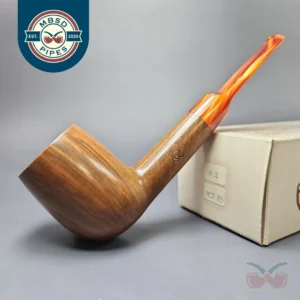 S&R Woodcrafters for PCI 1985 Smooth Billiard Estate Briar Pipe, Unsmoked