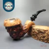 Nording Spruce Cone Partially Rusticated Freehand Estate Briar Pipe, Unsmoked