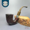 Ashton Brindle XXX Sandblasted Calabash w/ Silver Estate Briar Pipe, Unsmoked