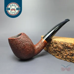Herriot Pipes Partially Sandblasted Egg Handmade Briar Pipe, New
