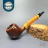 Dunhill 1986 Root Briar 5161 Smooth Apple w/ Bamboo Estate Briar Pipe, English Estates