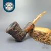 Caminetto Business 131 KS Rusticated Dublin Estate Briar Pipe, Italian Estates
