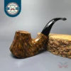 C-Pipe Smooth Golden Contrast Volcano Handmade Briar Pipe, New