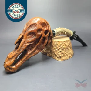 Trever Talbert 2004 Halloween Pipe Estate Briar Pipe, Unsmoked