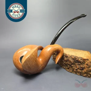 Trever Talbert 2003 Halloween Pipe "Dhole" Freehand Estate Briar Pipe, Unsmoked