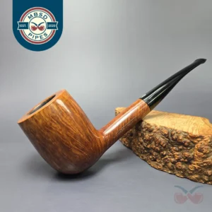 James Upshall 1980s P Grade Smooth Billiard Estate Briar Pipe, English Estates