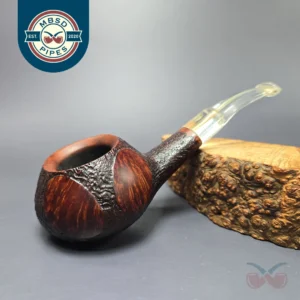 GBD Pre-1980s Fantasy Colossus 9643 Partially Sandblasted Diplomat Estate Briar Pipe, English Estates