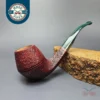 C-Pipe Sandblasted Stacked Bent Bulldog Handmade Briar Pipe, New