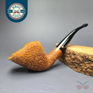 Moretti 2018 XL Rusticated Freehand Dublin Estate Briar Pipe, Unsmoked
