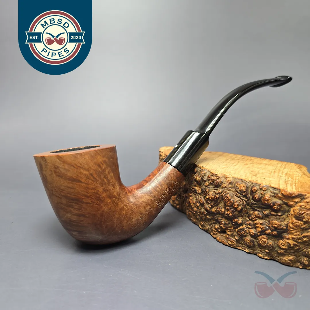 Dunhill 1977 Root Briar 495 Smooth Dublin Estate Briar Pipe, English Estates