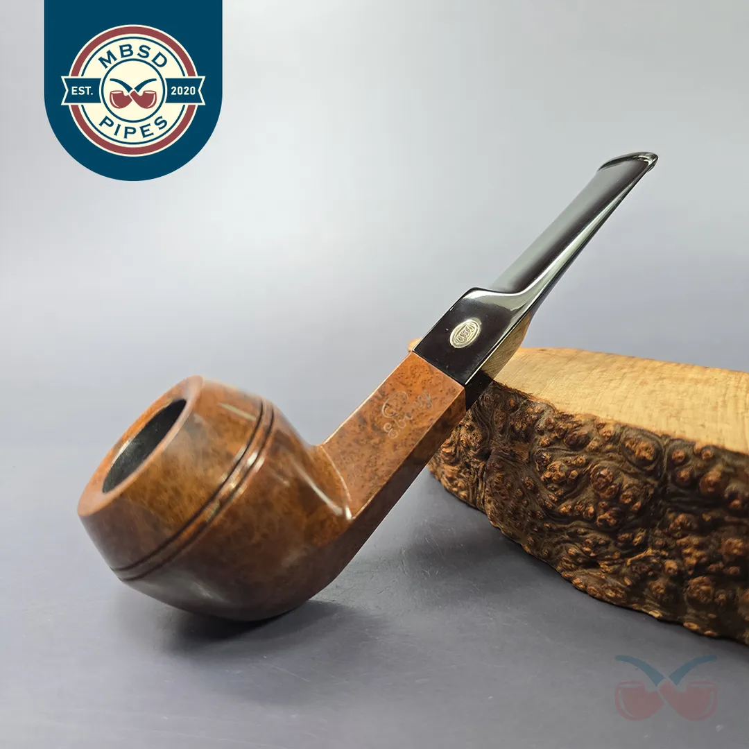 GBD Pre-1980s Ebony 2006 Smooth Bulldog Estate Briar Pipe, Unsmoked