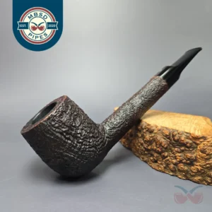 Ashton 1987 Pebble Grain LX Sandblasted Lovat Estate Briar Pipe, English Estates