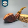 Mastro de Paja 1B Sandblasted Panel Dublin Estate Briar Pipe, Unsmoked