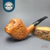 Manelli XXL Rusticated Freehand Panel Dublin Estate Briar Pipe, Unsmoked