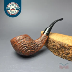 Scandia by Stanwell 722 Sandblasted Horn Estate Briar Pipe, Danish Estates