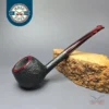 Herriot Pipes Partially Sandblasted Prince Handmade Briar Pipe, New