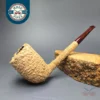 Pipe Tristan Natural Granite XL Rusticated Liverpool Handmade Briar Pipe, New