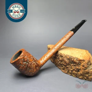 Dunhill 1958 Tanshell ES "Extra Long Shank" Sandblasted Canadian Estate Briar Pipe, English Estates