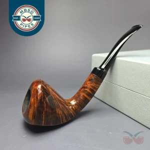 WO Larsen Birds Eyes Grade F Smooth Cobra Estate Briar Pipe, Danish Estates