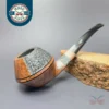 Bjarne XL Partially Rusticated Bulldog Estate Briar Pipe, Danish Estates