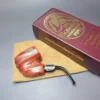 JM Boswell 2001 Spot Carved Oom Paul Estate Briar Pipe, American Estates - Image 2