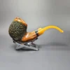 Pascucci Partially Rusticated Brandy Estate Briar Pipe, Unsmoked - Image 2