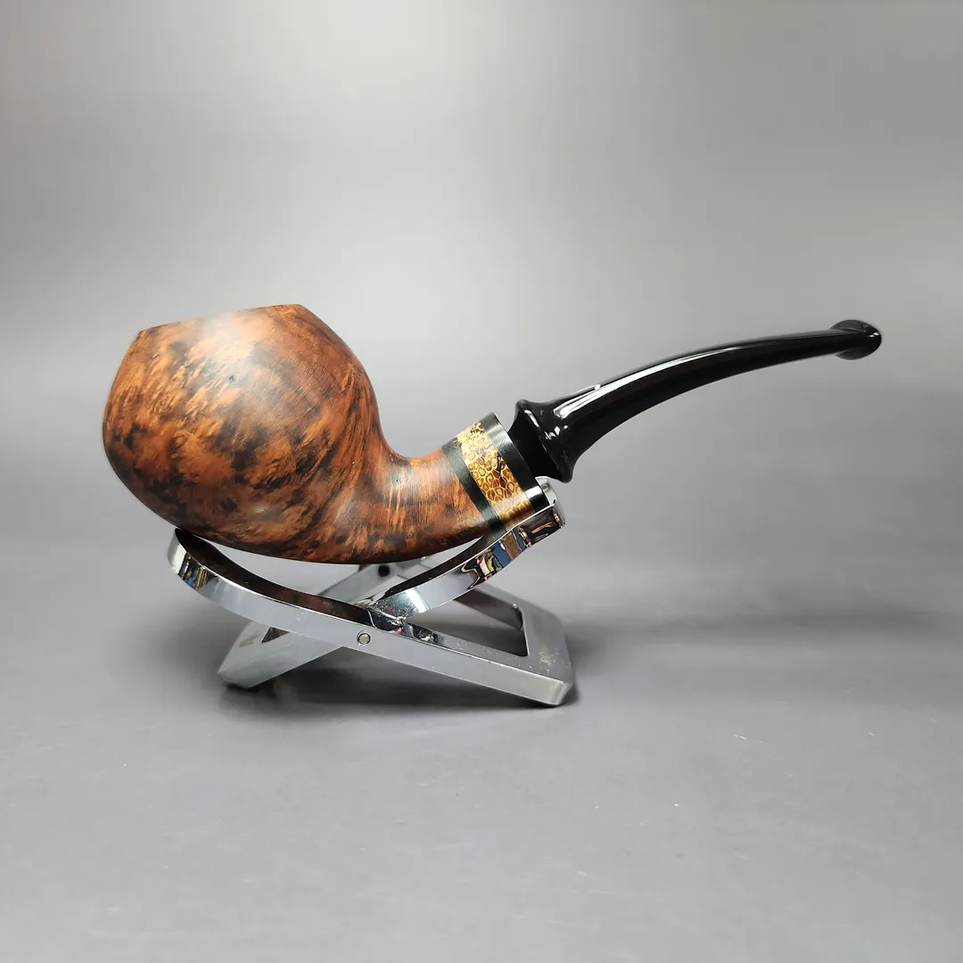 Nording Nose Warmer Smooth Apple w/ Polymerized Seeds Estate Briar Pipe, Unsmoked - Image 2