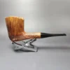 Savinelli XL Partially Sandblasted Freehand 5 Estate Briar Pipe, Italian Estates - Image 2