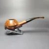 Edward's Spot Carved Squat Rhodesian Estate Briar Pipe, American Estates - Image 2