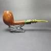 Edward's XL Smooth Egg w/ Acrylic Estate Briar Pipe, American Estates - Image 2