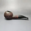Savinelli Sitting 320 KS Rusticated Author Estate Briar Pipe, Italian Estates - Image 2