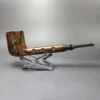 Kaywoodie Ruf-Tone Rusticated Lumberman Estate Briar Pipe, American Estates - Image 2