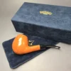 Savinelli Autograph 4 Smooth Freehand Egg Estate Briar Pipe, Unsmoked, 6mm - Image 2