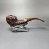 Jobey Perlato 200 Rusticated Bulldog Estate Briar Pipe, American Estates - Image 2
