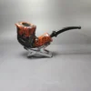 Nording Moss Partially Rusticated Freehand Estate Briar Pipe, Unsmoked - Image 2