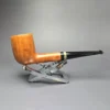 BST (Todd Bannard) 2 Foot Grade Smooth Billiard w/ Imitation Horn Estate Briar Pipe, Unsmoked - Image 2