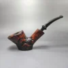 Nording Moss Partially Rusticated Freehand Sitter Estate Briar Pipe, Unsmoked - Image 2