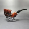 Nording Moss Partially Rusticated Freehand Estate Briar Pipe, Unsmoked - Image 2