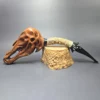 Trever Talbert 2004 Halloween Pipe Estate Briar Pipe, Unsmoked - Image 2